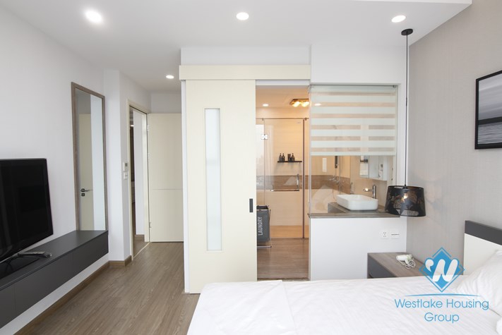 A three-bedroom apartment on the high-rise complex Sun Grand, Thuy Khue